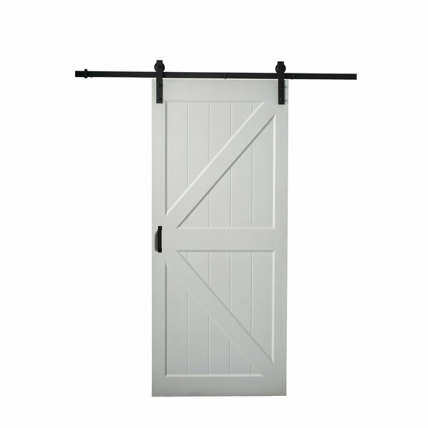 Renin 36 in x 84 in White Primed K-frame Barn Door Kit HC052P01PR1PRE36084